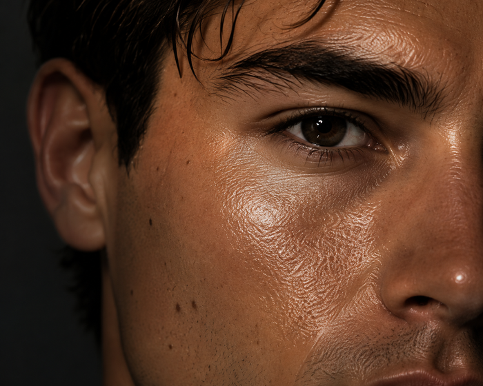Visible Pores & Excess Oil