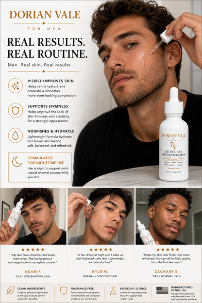 Retinol and Peptide Face Serum